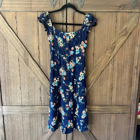 Capulet Revolve Mae Floral Midi Dress Size XS - Picture 4 of 10